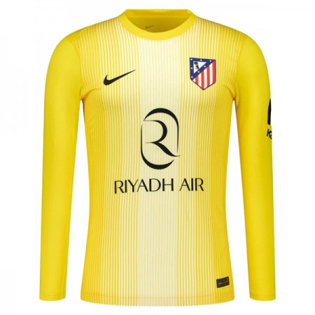 Jalkapallo Pelipaidat/Peliasut Atlético Madrid Maalivahti 2025-26 Keltainen Pitkähihainen